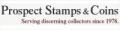 Prospect Stamps and Coins logo